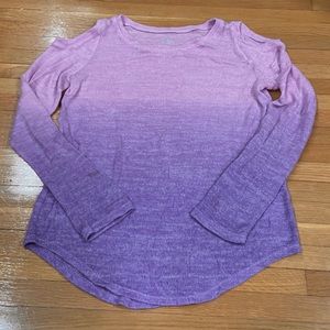 Justice Girls’ Cold Shoulder Long Sleeve Top